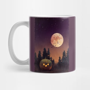Halloween - Night Of Moon And Pumpkin Mug